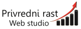 Privredni rast web studio logo